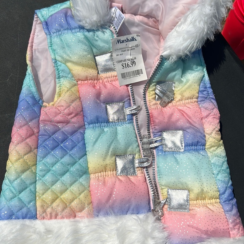 NWT girls size 4 vest